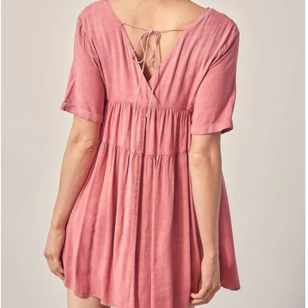 NWT Mustard Seed Washed Flowy Dress Sz S